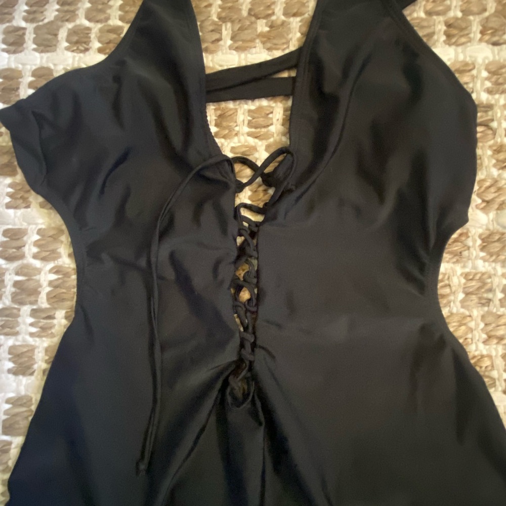 Ashley Graham X Swimsuits for all Black One Piece - Picture 2 of 7